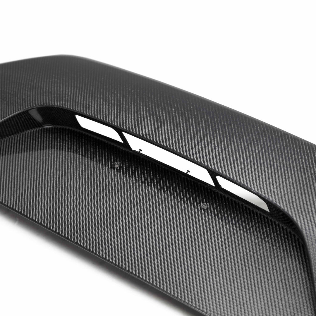 Seibon OEM-Style Carbon Fiber trunk garnish for 2018-2023 Kia Stinger - image 3