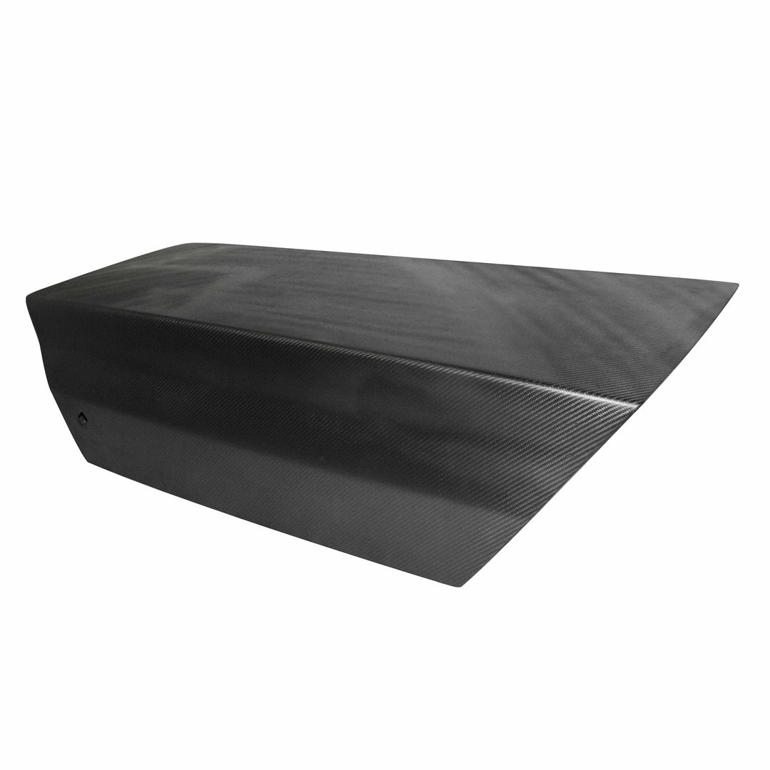Seibon OEM-style Dry Carbon Fiber trunk lid for 2003-2006 Mitsubishi Lancer EVO - Matte - image 1