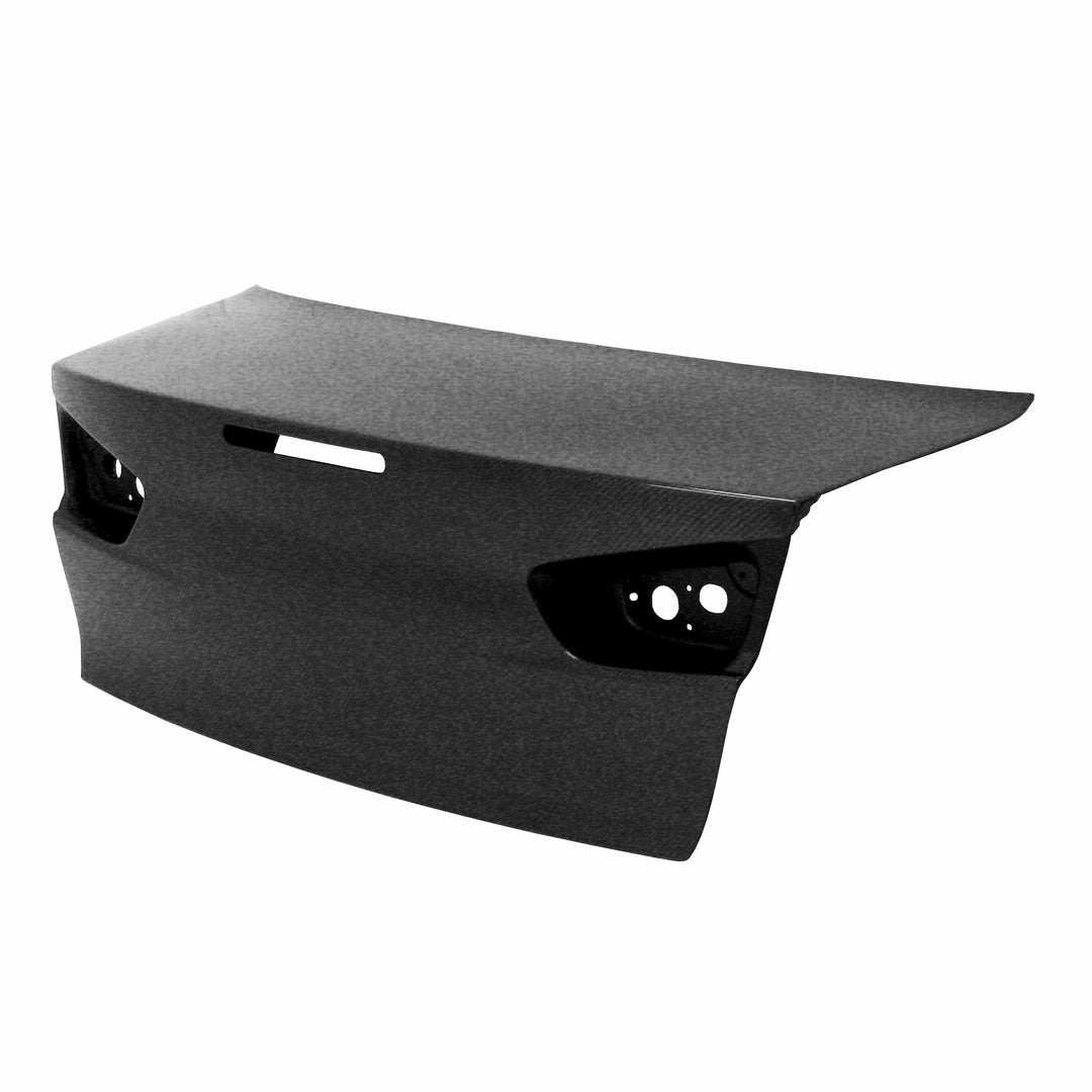 Seibon OEM-Style Carbon Fiber trunk lid for 2008-2015 Mitsubishi Lancer EVO X - image 1