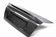 Seibon C-Style Carbon Fiber trunk lid for 2008-2014 Subaru WRX / STi Sedan - image 1