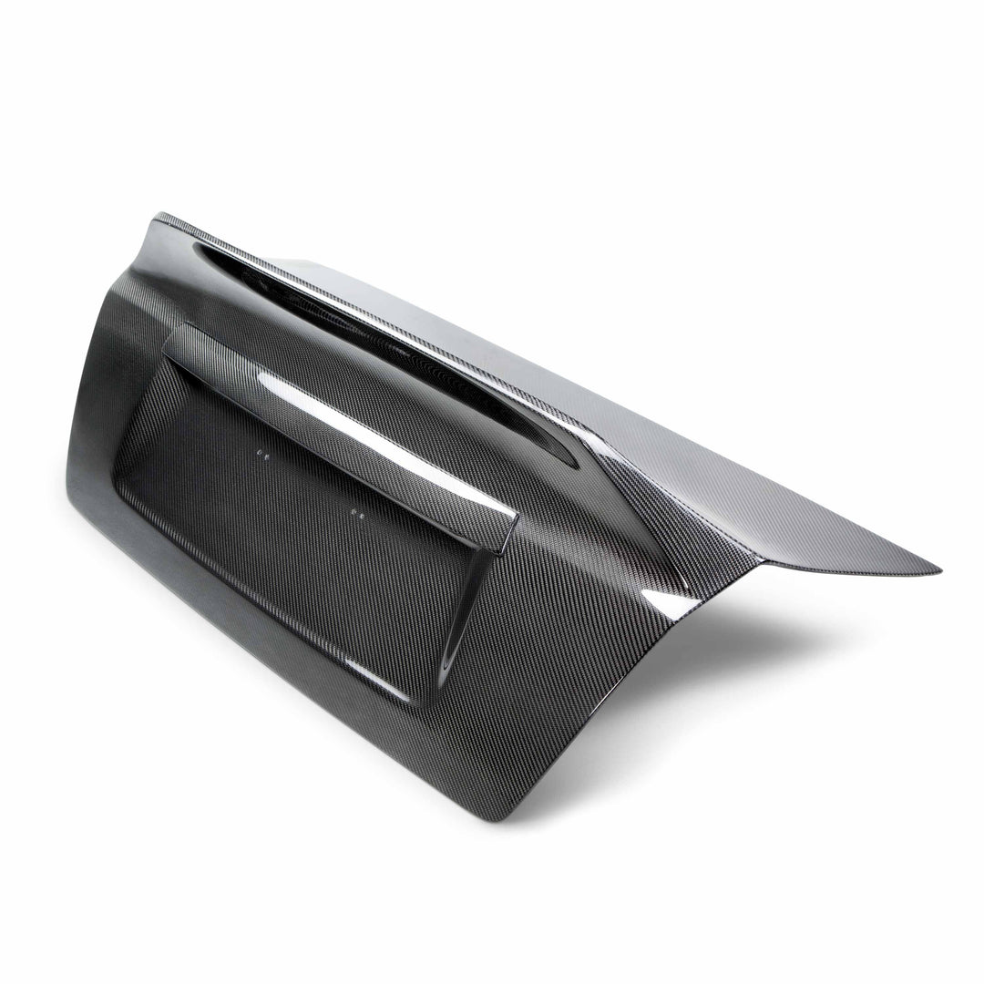 Seibon C-Style Carbon Fiber trunk lid for 2008-2014 Subaru WRX / STi Sedan - image 1