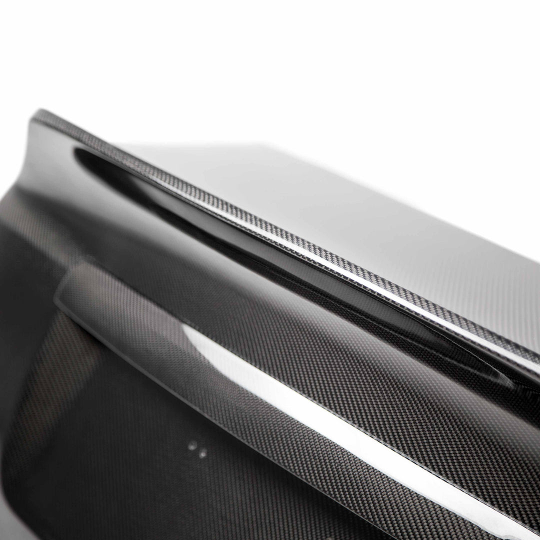 Seibon C-Style Carbon Fiber trunk lid for 2008-2014 Subaru WRX / STi Sedan - image 3