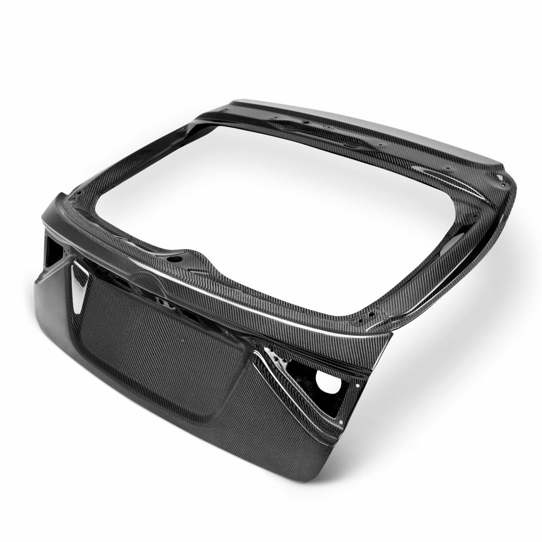 Seibon OEM-Style Carbon Fiber trunk lid for 2008-2014 Subaru Impreza / WRX / STi Hatchback - image 1