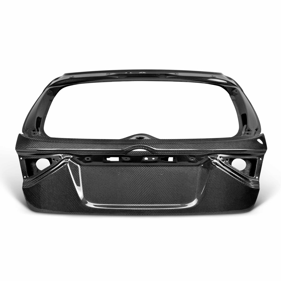Seibon OEM-Style Carbon Fiber trunk lid for 2008-2014 Subaru Impreza / WRX / STi Hatchback - image 2