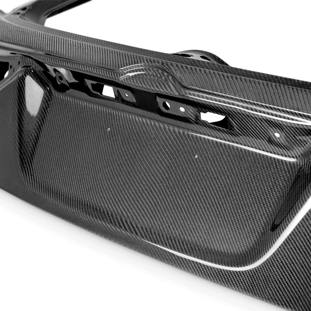 Seibon OEM-Style Carbon Fiber trunk lid for 2008-2014 Subaru Impreza / WRX / STi Hatchback - image 4