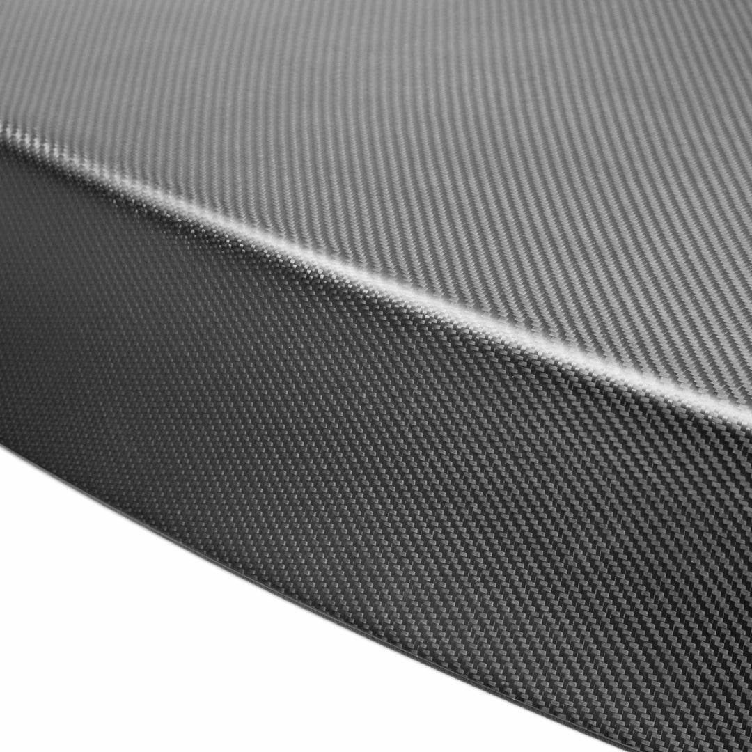 Seibon OEM-style Dry Carbon Fiber trunk lid for 2009-2024 Nissan GT-R (no spoiler holes) - Matte - image 2