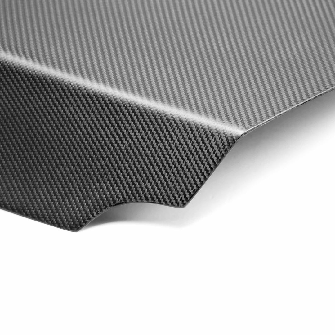 Seibon OEM-style Dry Carbon Fiber trunk lid for 2009-2024 Nissan GT-R (no spoiler holes) - Matte - image 3