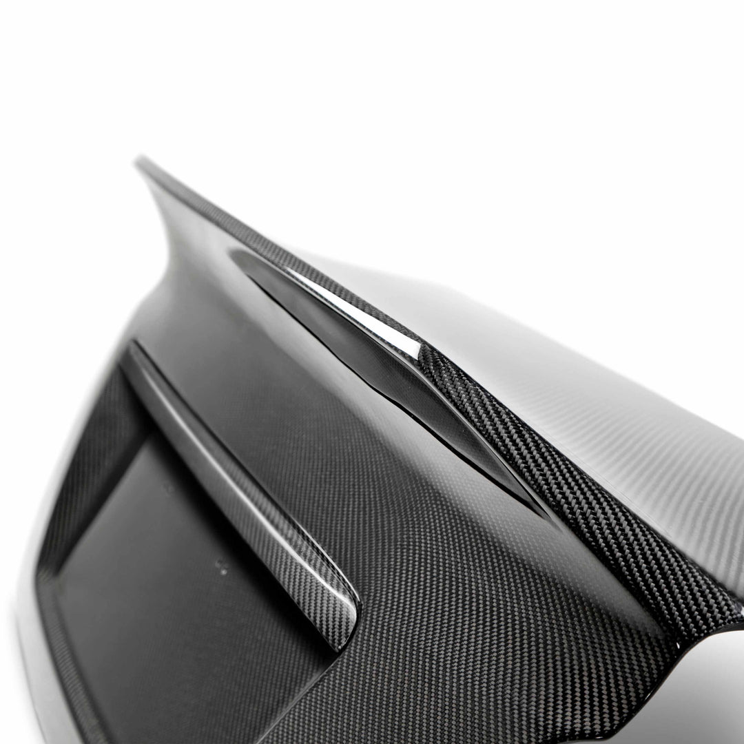 Seibon C-Style Carbon Fiber trunk lid for 2015-2021 Subaru WRX / STi - image 3
