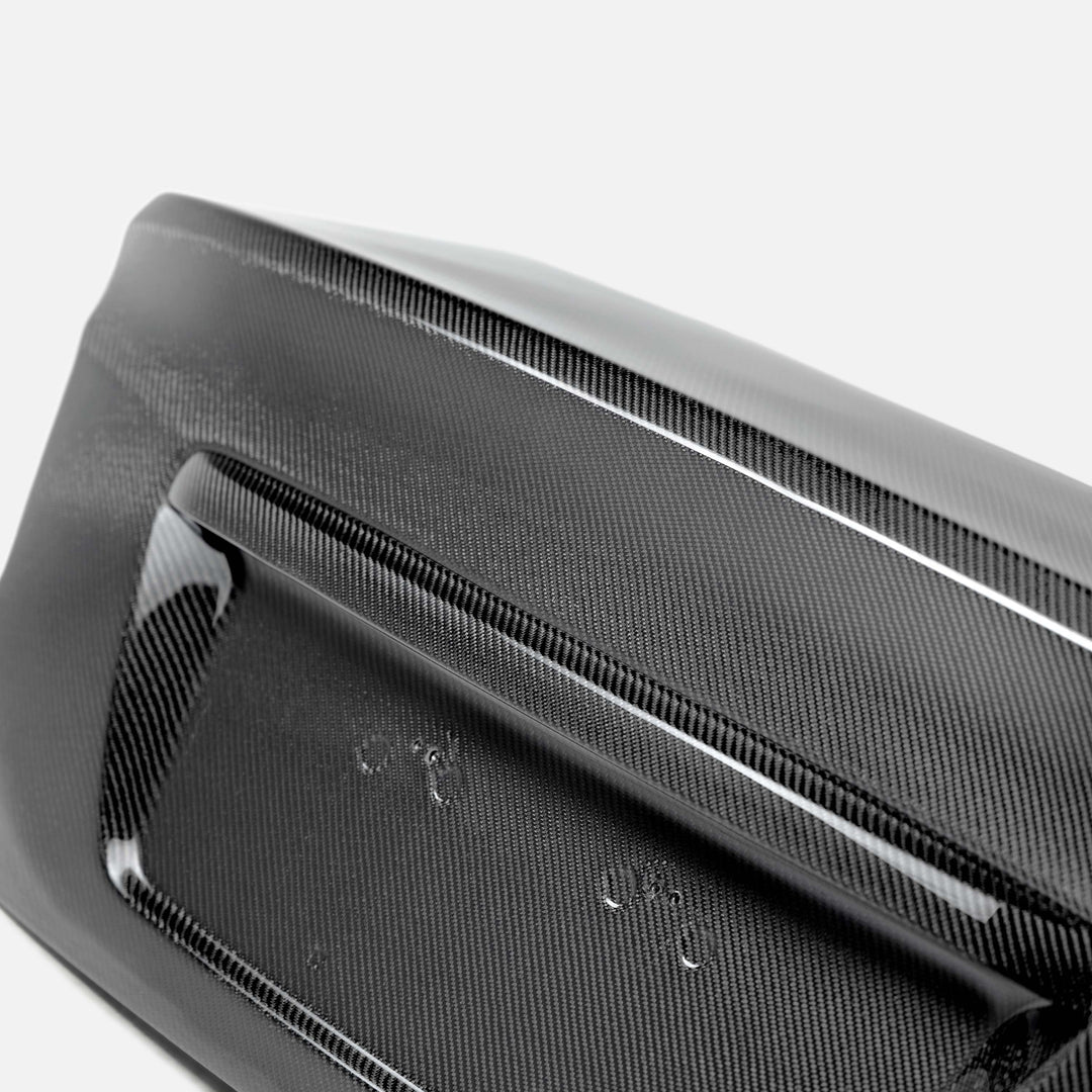 Seibon OEM-Style Carbon Fiber trunk lid for 2015-2021 Subaru WRX / STi (No Emblem) - image 3