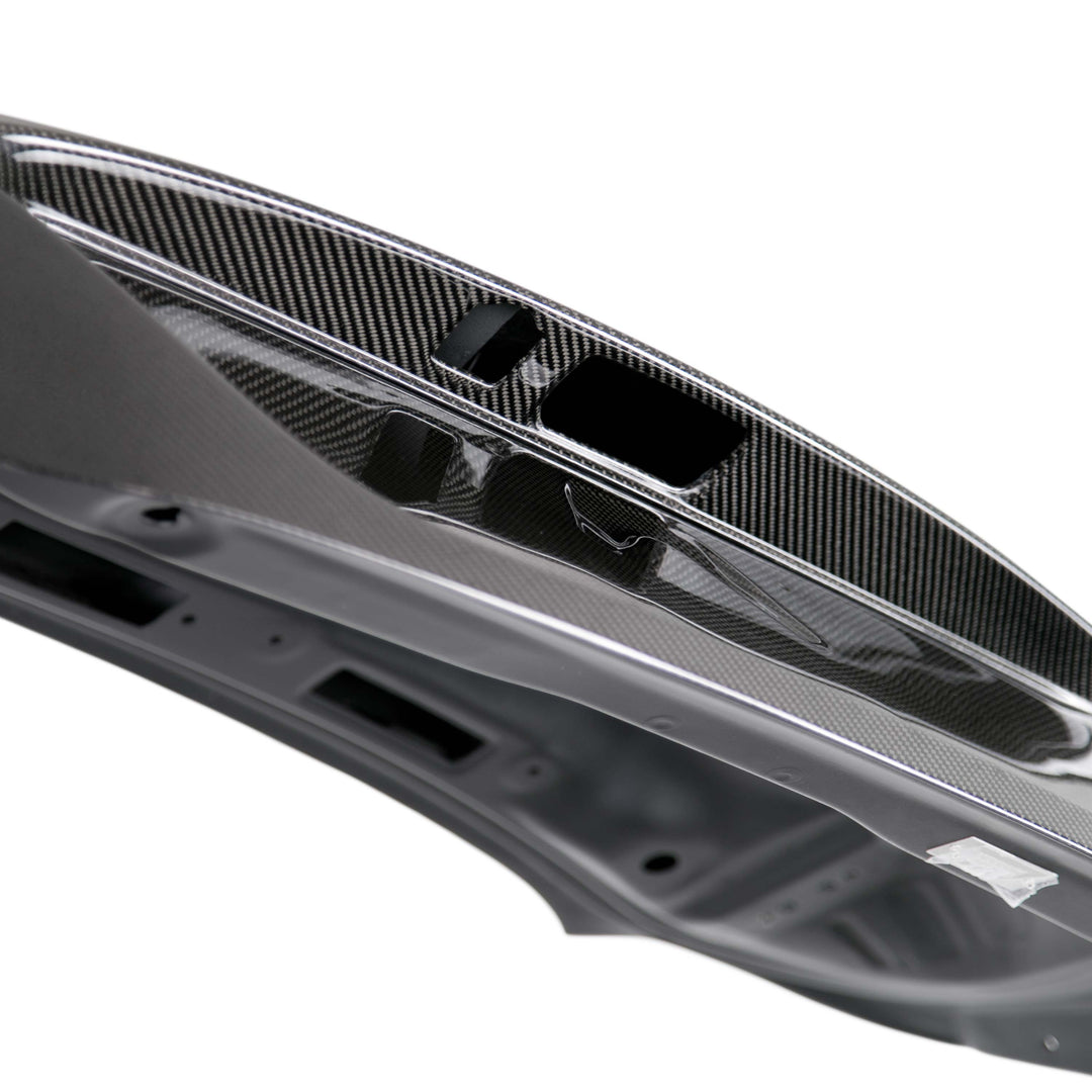 Seibon Carbon fiber trunk lid for 2016-2020 Honda Civic Coupe - image 5