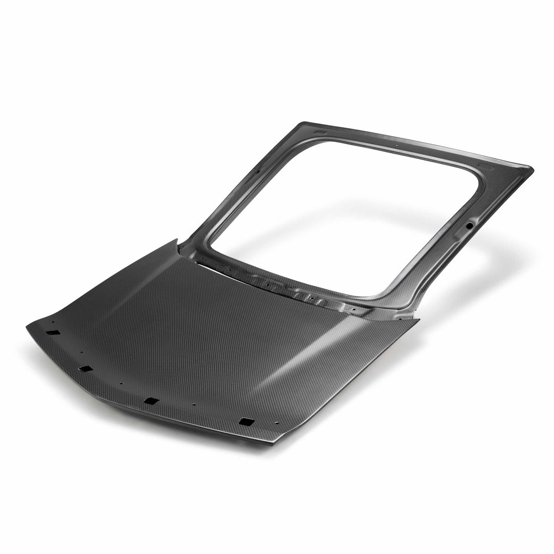 Seibon OEM-style dry carbon Fiber trunk lid for 2017-2022 Acura NSX - Matte - image 1