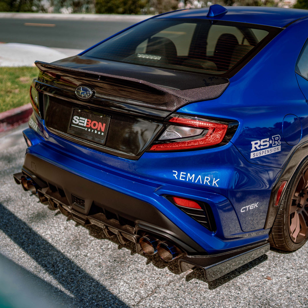 Seibon C-Style Carbon Fiber trunk lid for 2022-2026 Subaru WRX - image 2