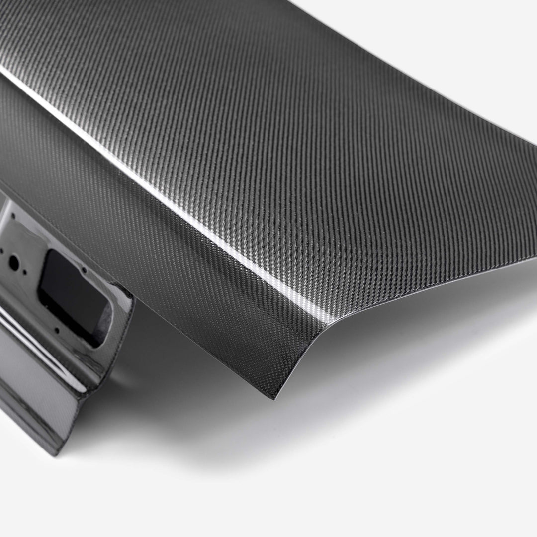 Seibon OEM-Style Carbon Fiber trunk lid for 1991-1994 Nissan Sentra Coupe - image 4