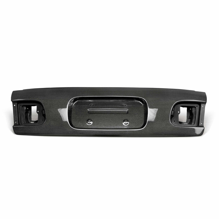 Seibon oem style carbon fiber trunk lid for 1992 1995 honda civic hatchback   image 2