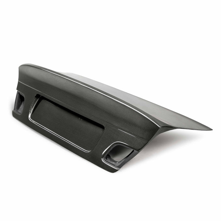 Seibon csl style carbon fiber trunk lid for 1999 2006 bmw e46 coupe   image 1