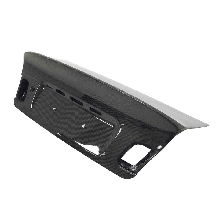 Seibon csl style carbon fiber trunk lid for 1999 2004 bmw e46 sedan   image 1