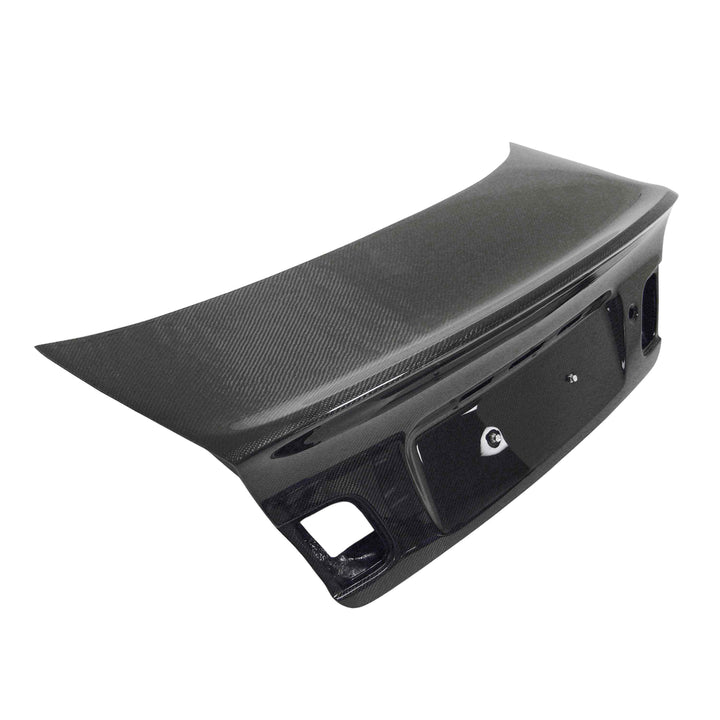 Seibon csl style carbon fiber trunk lid for 1999 2004 bmw e46 sedan   image 2