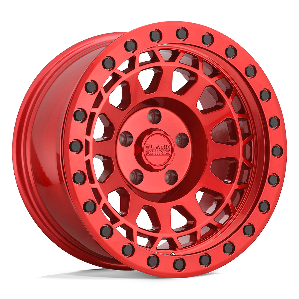 Black Rhino PRIMM CANDY RED W/ BLACK BOLTS Wheel - image 2
