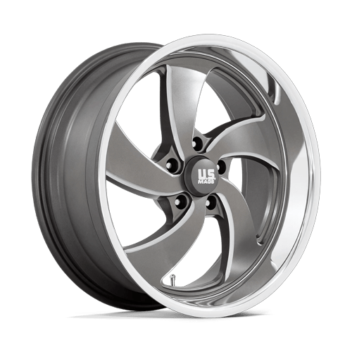 US Mags U133 DESPERADO ANTHRACITE MILLED DIAM-CUT LIP Wheel - image 1