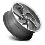 Load image into Gallery viewer, US Mags U133 DESPERADO ANTHRACITE MILLED DIAM-CUT LIP Wheel - image 3
