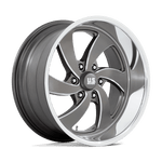 Load image into Gallery viewer, US Mags U133 DESPERADO ANTHRACITE MILLED DIAM-CUT LIP Wheel - image 6
