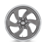 Load image into Gallery viewer, US Mags U133 DESPERADO ANTHRACITE MILLED DIAM-CUT LIP Wheel - image 8
