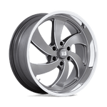 Load image into Gallery viewer, US Mags U133 DESPERADO ANTHRACITE MILLED DIAM-CUT LIP Wheel - image 10
