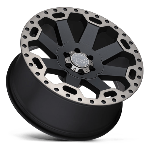 Black Rhino WARLORD MATTE BLACK W/ MACH DARK TINT Wheel - image 3